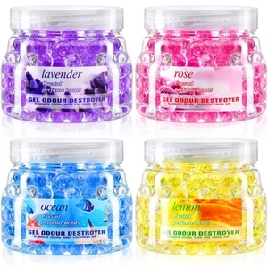 4 Pack Odor Eliminator Gel Beads, 11 Ounce Air Freshener, Eliminates Odor in ... - Picture 1 of 6