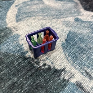 Playmobil Playsets - Blue bottle crate with bottles - Picture 1 of 1