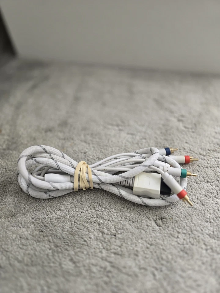 Nintendo Wii Component Cable 480p AV HD Video Lead - Image 1 of 1