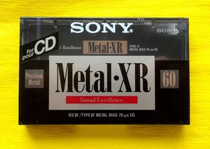 1x SONY METAL-XR 60 Cassette Tape 1992-1994 + OVP + SEALED + #2 - Picture 1 of 4
