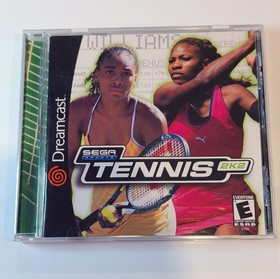 SEGA Tennis 2K2 Dreamcast NTSC-U/C E Rated 2001 Manual Multiplayer