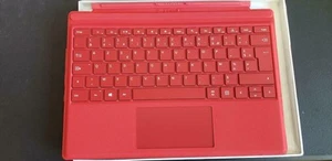 Microsoft Surface Type Cover Pro 4 Red, AZERTY Layout Model QC7-00020 - Picture 1 of 3