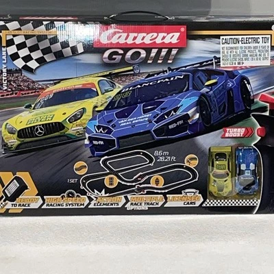 Гоночный комплект трассовых автомоделей Carrera Victory Lane масштаб 1:43 с электроприводом НОВЫЙ!! - Изображение 1 из 4