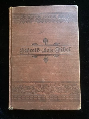 Witter's German English Primer Book Schreib Lese Fibel 1885 - Image 1 of 4