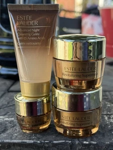 Estee Lauder Revitalizing Supreme + Augencreme Gesicht Cell Power Creme 0,5 Unzen Produktbündel - Bild 1 von 2