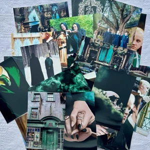 Lot Of 70 Photos Slytherin Harry Potter Paper Ephemera Junk Journal Art  - Picture 1 of 12