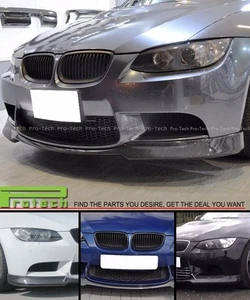 08-13 BMW E90 E92 E93 3-Series M3 Only AC Style Front Bumper Lip Carbon Fiber - Picture 1 of 4