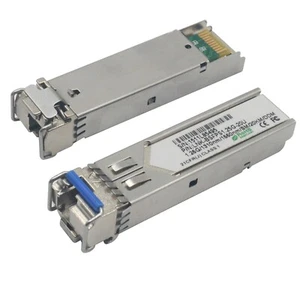 1,25Gbps Single-Mode LC Modul SFP, 20km Reichweite, 1310nm TX/1550nm RX, DDM Unterstützung - Bild 1 von 12