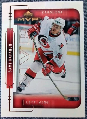 1999-00 Upper Deck MVP Carolina Hurricanes Hockey Card #39 Sami Kapanen - Image 1 of 2