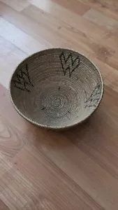 Antique Southern Central California Basket Bowl Native American Basketry - Picture 1 of 6