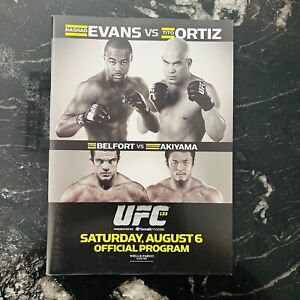 OFFICIAL PROGRAM OF UFC 133 EVANS VS ORTIZ BELFORT VS AKIYAMA