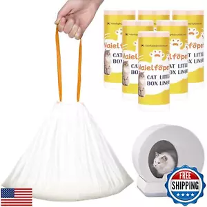 120 Count 18" x 12.6" Cat Litter Box Liners, Replaced Trash Bags Fit for Cat - Picture 1 of 5