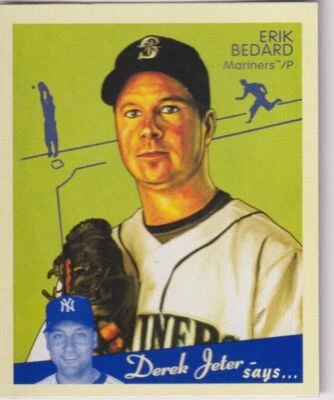 2008 Upper Deck Goudey #15 Erik Bedard Mini Blue Backs - Image 1 of 2