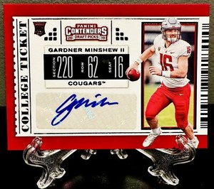 2019 Contenders Draft GARDNER MINSHEW Rookie Ticket Auto RC Autograph🔥Colts