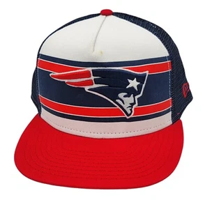 New England Patriots New Era Banda Slap 9FIFTY Camionero Malla Snapback M/L Gorra Gorra - Imagen 1 de 6