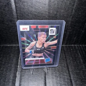 Amanda Lemos 2023 Donruss UFC Rated Rookie Black Laser 1/1 One Of One Case Hit - Bild 1 von 5