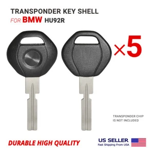  5x NEW Replacement Transponder Key Shell 4 Track for BMW HU58 - Bild 1 von 2