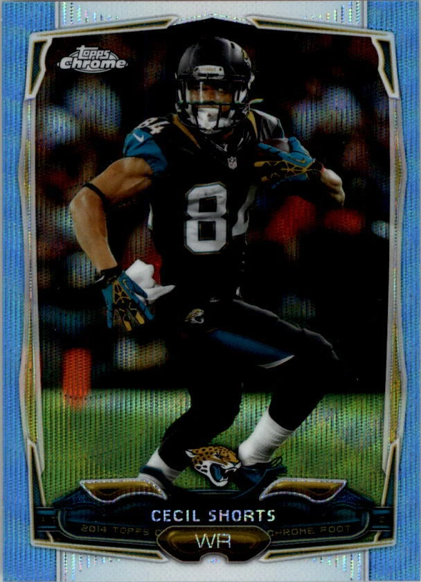 2014 Topps Chrome Blue Wave Refractors Football Card Pick - Image 1 of 1