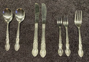 Imperial International IMI4 Edelstahl Besteck 7-teiliges Set Japan Floral - Bild 1 von 6