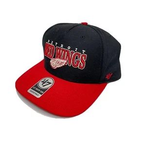 '47 Brand NHL Detroit Red Wings Adjustable Baseball Snap Back Cap Red & Black  - Picture 1 of 9