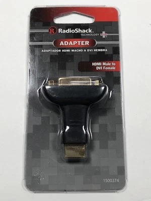 RadioShack HMDI Male to DVI Female #1500374 - Image 1 of 4