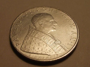 #3110 Vatican City; 500 Lire 1963 BU Silver - Picture 1 of 2