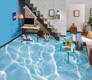 3D Wasser Muster C3648 Fußboden Wandbild Unentschied BildTapete Familie DE Amy - Bild 1 von 5
