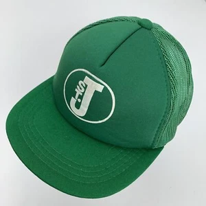 St J Youth Green Trucker Ball Cap Hat Snapback - Picture 1 of 5