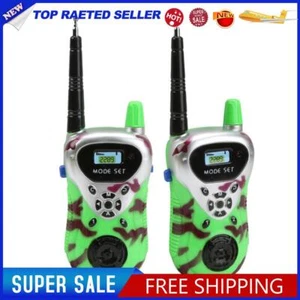 Kid Handheld Walkie Talkie Outdoor Radio Transceiver Interphone (Green) - Zdjęcie 1 z 3