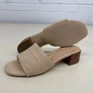 COLE HAAN Calli Single-Band Dress Sandal Women's Size US 6 B Raffia - Picture 1 of 6