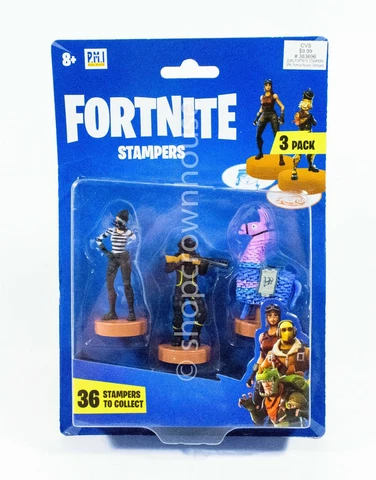 1 Set Fortnite Novelty Stampers RAPSCALLION, DARK VOYAGER, LOOT LLAMA Cover