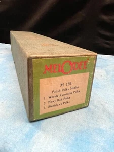 Melodee #M125 **POLISH POLKA MEDLEY** 3-Song Vintage Player Pianorolle - Bild 1 von 7