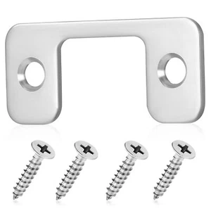 Strike Plate Door Lock Plate Door Latch Protector Plate Adjustable Strike Pla... - Picture 1 of 9