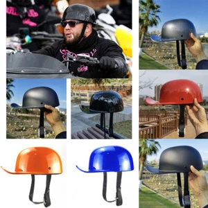 Casco de motocicleta unisex certificado por el DOT retro gorra de béisbol estilo casco cara abierta - Imagen 1 de 33