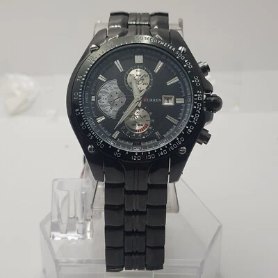 Reloj Curren Cuarzo Analógico Fecha Resistente al Agua Envío Rápido... BATERÍA NUEVA Foto 1 de 4