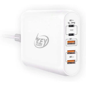 With 2 USB Charger 1875W 3-outlet Power Delivery,Wall plug, extension adapter - Picture 1 of 8
