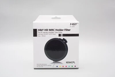 *New* H&Y Filters K-series ND64 CPL HD MRC 95mm Drop-in Holder Filter - Image 1 of 2