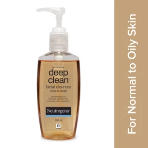 Neutrogena Deep Clean Facial Cleanser Face Wash for Normal to Oily Skin (200ml) - Picture 1 of 3