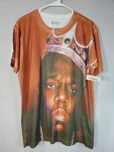 Notorious B.I.G T-shirt Men's Size Medium Biggie Smalls 21MEN Short Sleeve - Picture 1 of 9