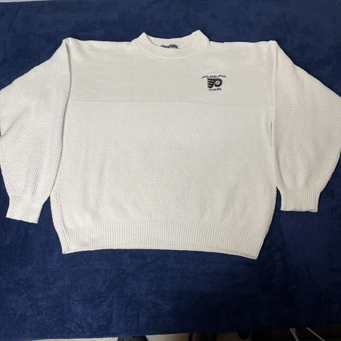 Vintage Large Philadelphia Flyers Mcbriar Made In USA Official Crewneck Cover