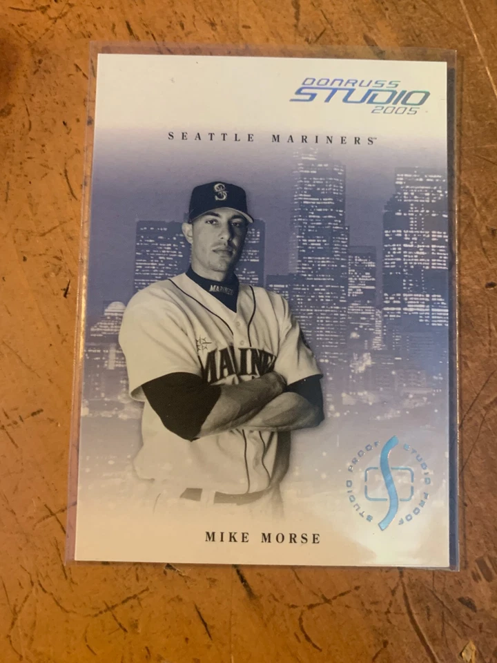 Donruss Studio Proofs 2005 (Ser #'d/100) - #255 Mike Morse Foto 1 de 1