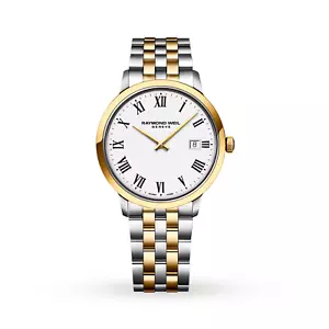 Orologio Raymond Weil Toccata 39mm Uomo Quarzo Cinturino Bicolore 5488-STP-00300 - Foto 1 di 12