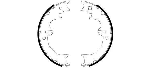 Mintex Rear Brake Shoe Set Parking Brake For Changan Lexus Toyota Toyota (Faw) 4 - Image 1 of 1
