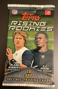 2011 TOPPS RISING ROOKIES FOOTBALL Relic/Auto/Patch HOT PACK Tebow? Gronkowski? - Picture 1 of 1