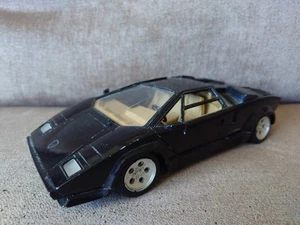 Tonka Polistil Lamborghini Countach 5000 QV, 1:18 Scale, Die Cast Model, Black  - Picture 1 of 19