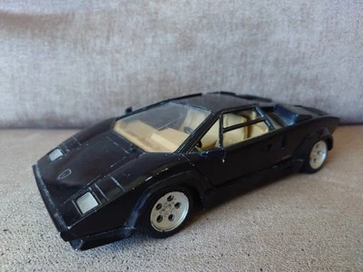 Tonka Polistil Lamborghini Countach 5000 QV, 1:18 Scale, Die Cast Model, Black  - Image 1 of 4
