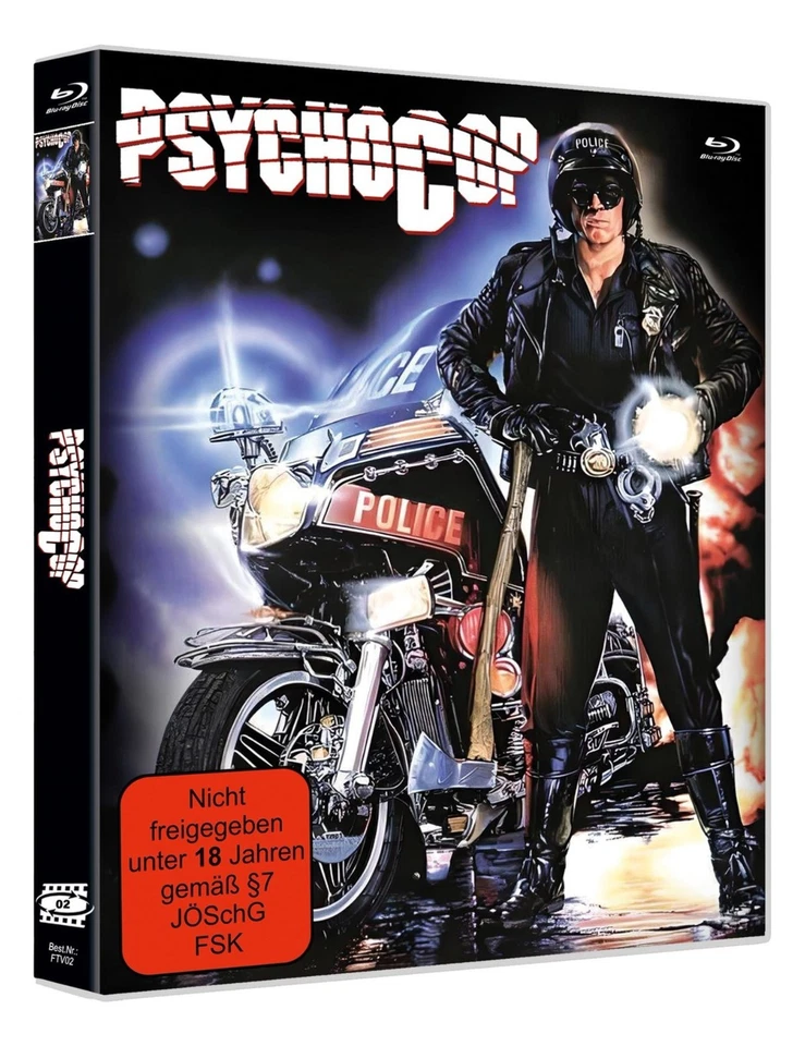 PSYCHO COP Wallace Potts 1989 Mad Police BLU-RAY NEU