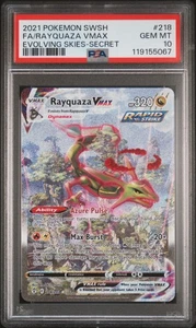 Rayquaza Vmax 218 PSA 10 Gem Mint - Evolving Skies - Pokemon - Picture 1 of 2