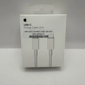 Câble de charge Apple USB-C vers USB-C 2M blanc - MLL82ZM-A scellé neuf - Photo 1 sur 5
