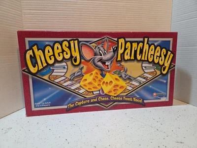 Cheesy Parcheesy Board Game Capture Cheese Race Winning Moves 2005 Complete  - Image 1 of 4